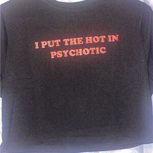 SHEIN Black V-Neck Top